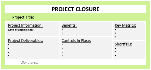 Understanding Project Closure Documentation